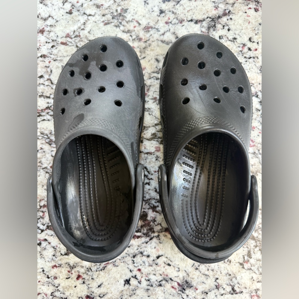 CROCS Black Sandals Comfortable Waterproof Footwear